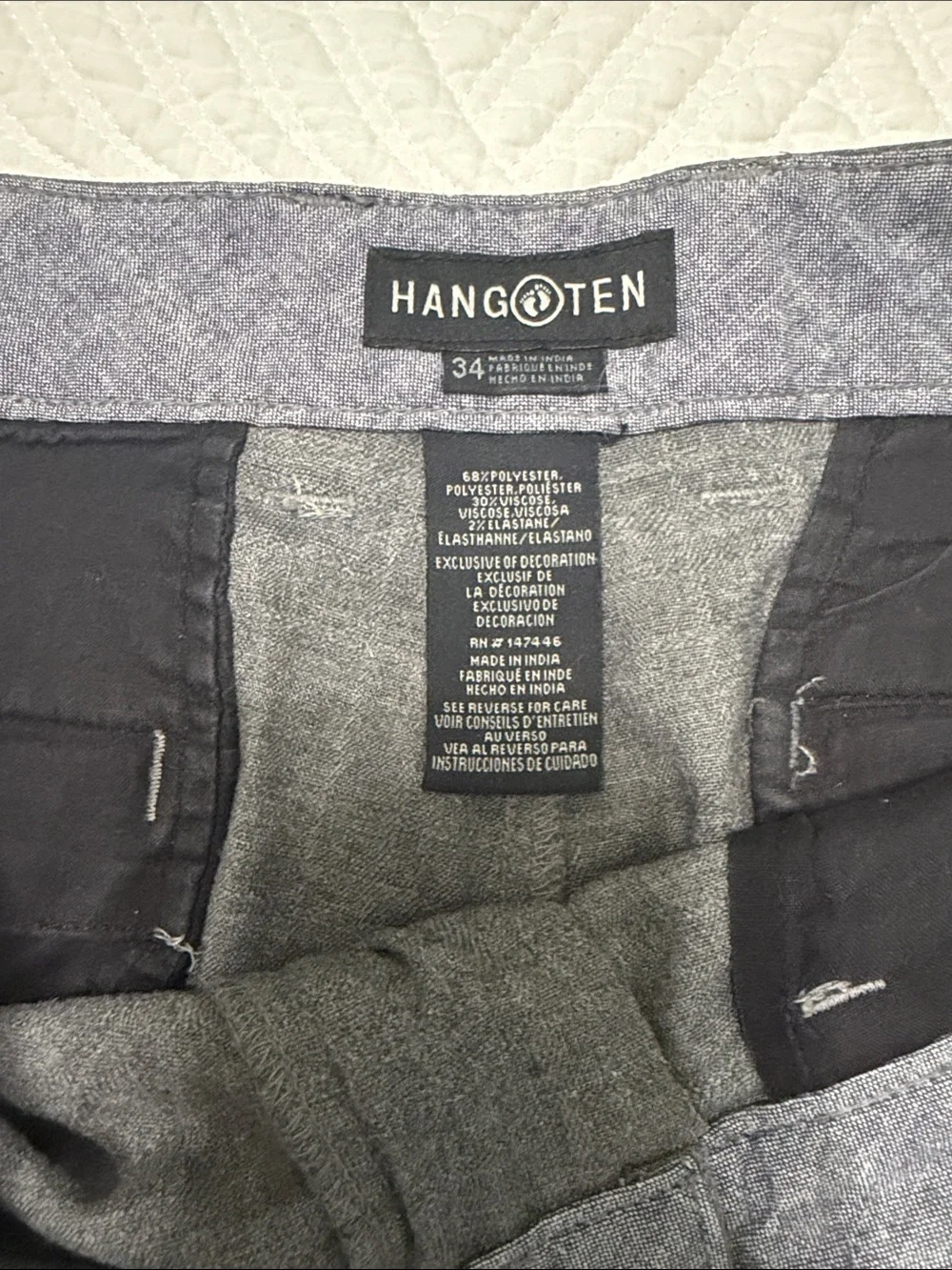 Men's Gray Hang Ten Shorts